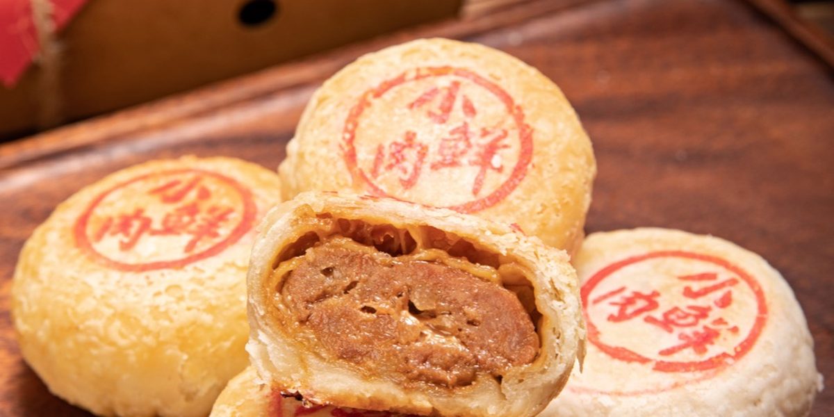 酥饼剖面展示